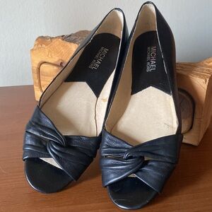 MICHAEL Michael Kors Peep Toe Flats